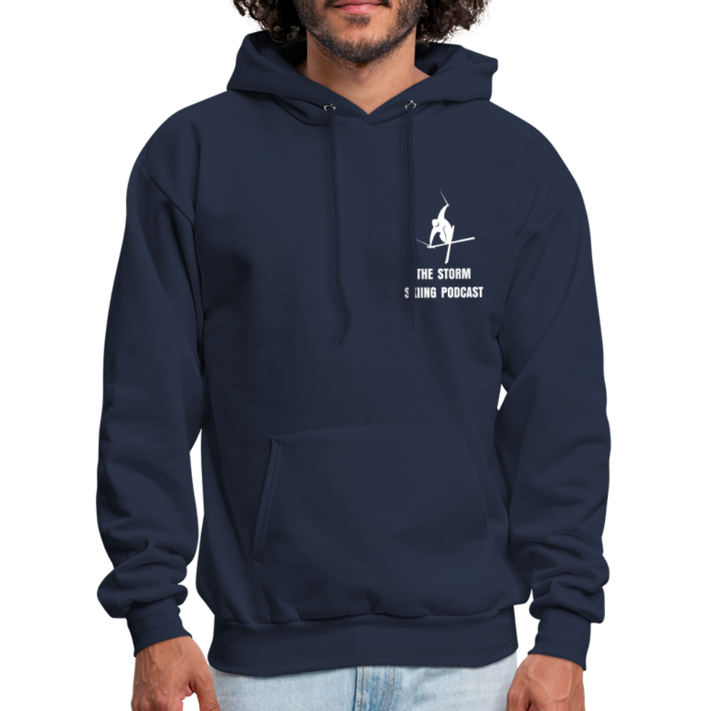 Men's 'Welcome to the Storm' Pullover Hoodie - navy