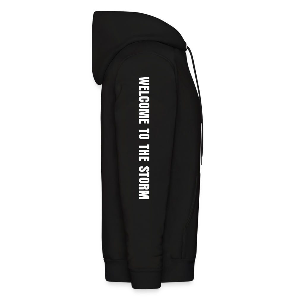 Men's 'Welcome to the Storm' Pullover Hoodie - black