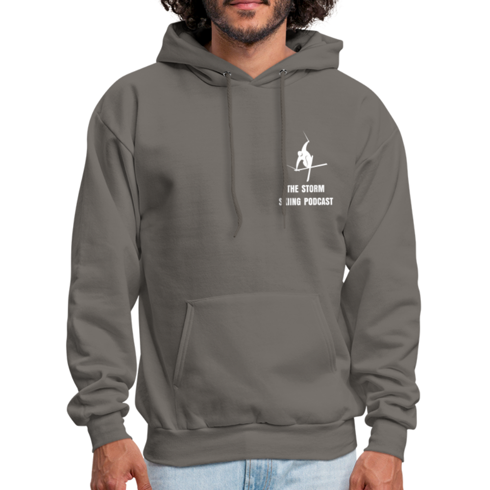 Men's 'Welcome to the Storm' Pullover Hoodie - asphalt gray