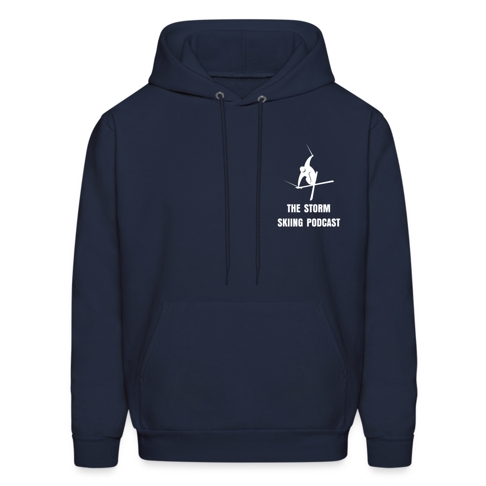 Men's 'Welcome to the Storm' Pullover Hoodie - navy