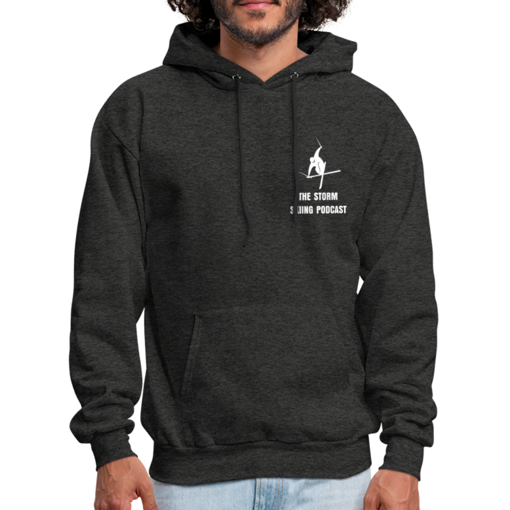 Men's 'Welcome to the Storm' Pullover Hoodie - charcoal grey
