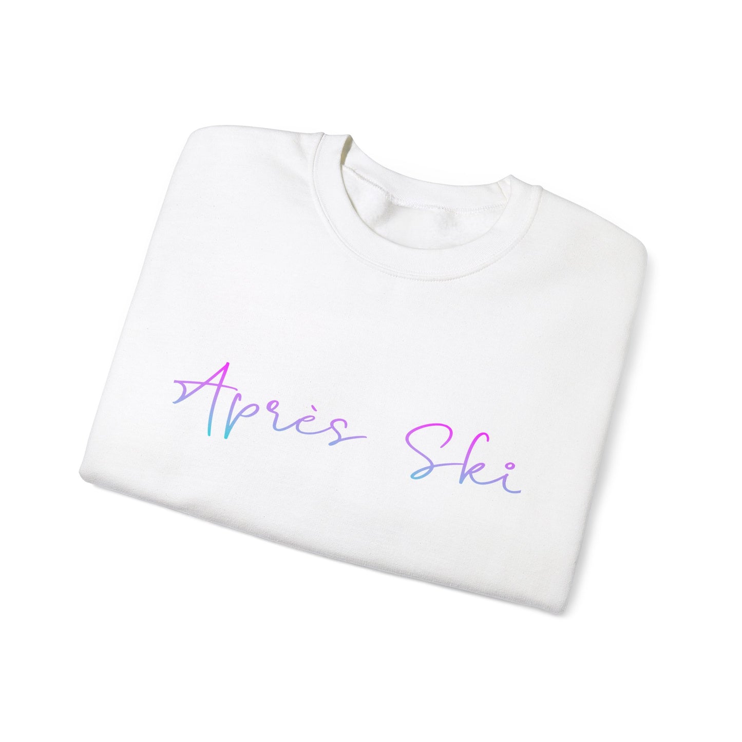 Apres Ski Script Crewneck Sweatshirt