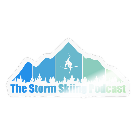 Clear Mountain Sticker - transparent glossy