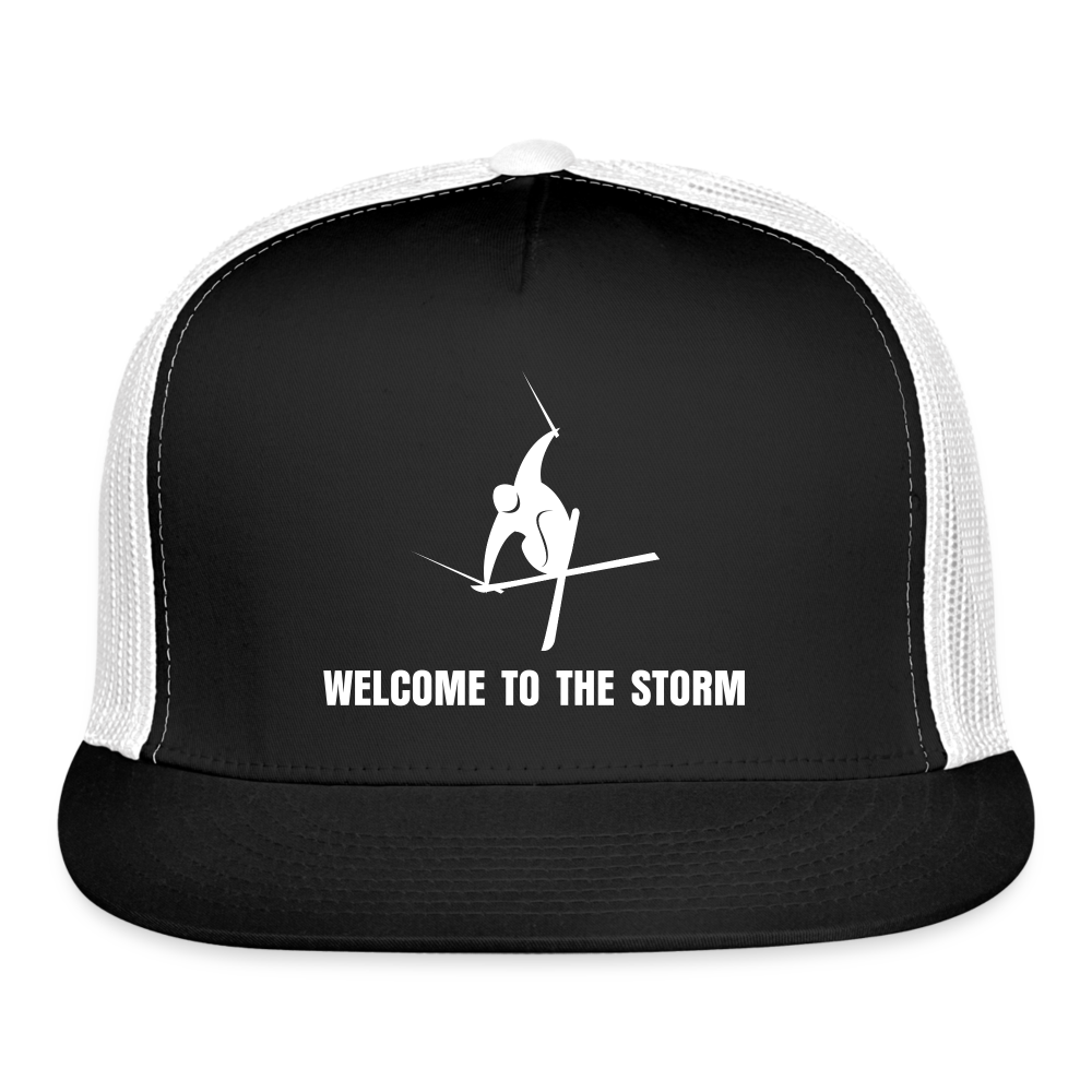 'Welcome to the Storm' Trucker Cap - black/white