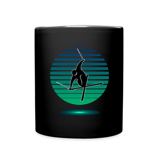 Retro Logo Full Color Mug - black