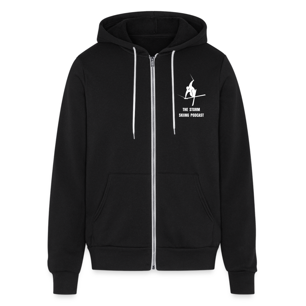 Bella + Canvas 'Welcome to the Storm' Unisex Full Zip Hoodie - black