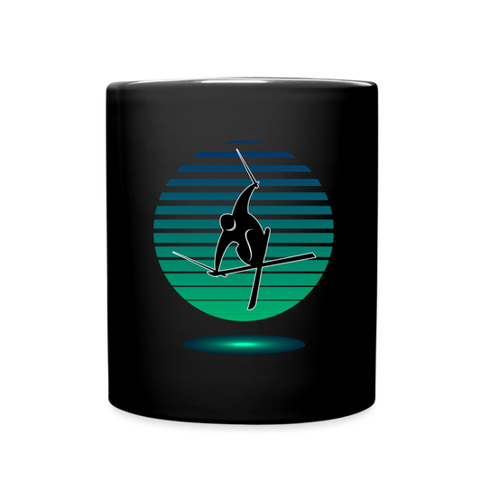 Retro Logo Full Color Mug - black