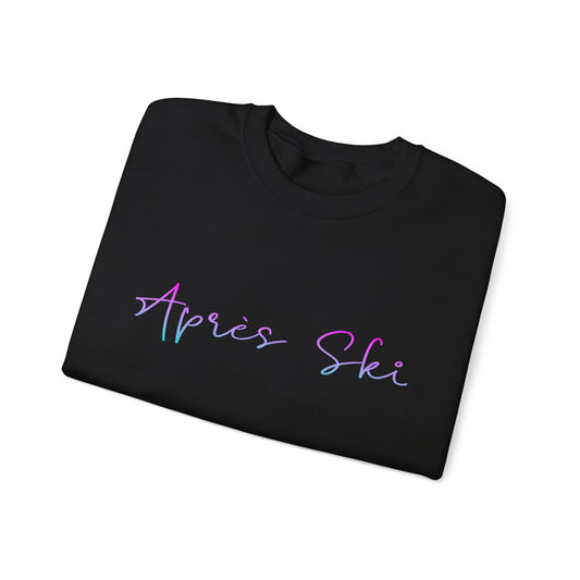 Apres Ski Script Crewneck Sweatshirt